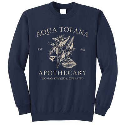 Funny Feminist Aqua Tofana Apothecary Vintage Design Sweatshirt