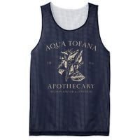 Funny Feminist Aqua Tofana Apothecary Vintage Design Mesh Reversible Basketball Jersey Tank