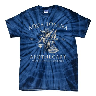 Funny Feminist Aqua Tofana Apothecary Vintage Design Tie-Dye T-Shirt