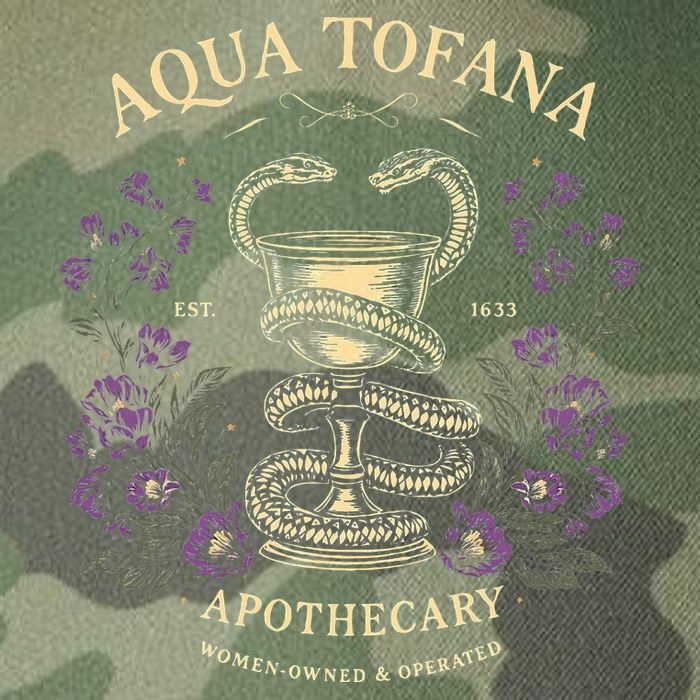 Funny Feminist Aqua Tofana Apothecary Legacy Tie Dye Trucker Hat