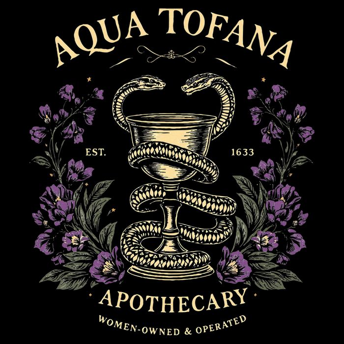 Funny Feminist Aqua Tofana Apothecary Performance Shirt