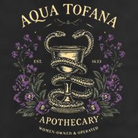 Funny Feminist Aqua Tofana Apothecary 25L Jumbo Tote