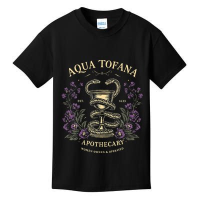 Funny Feminist Aqua Tofana Apothecary Kids T-Shirt