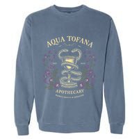 Funny Feminist Aqua Tofana Apothecary Garment-Dyed Sweatshirt