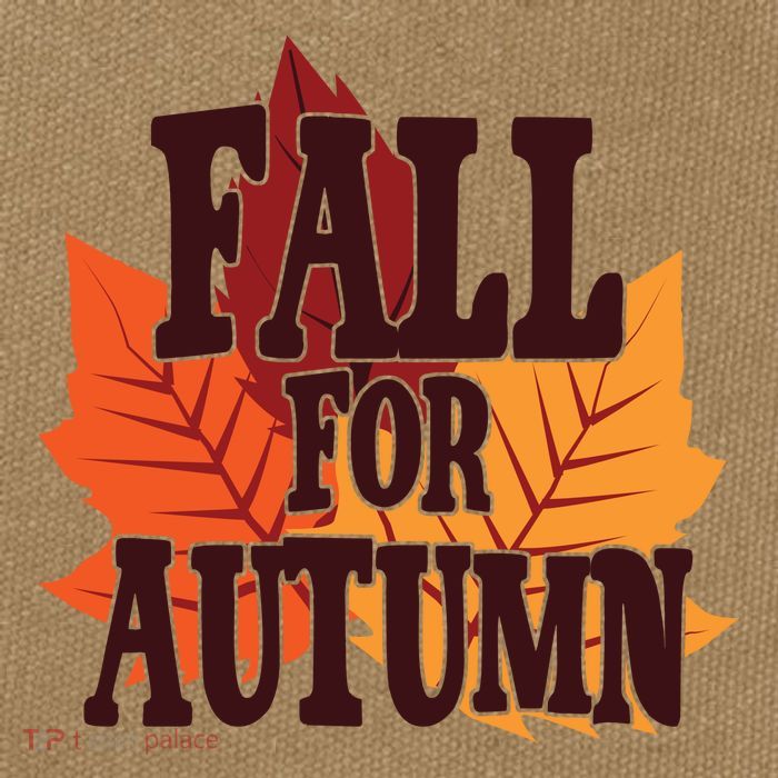 Fall For Autumn Nature Leaves Cotton Canvas Backpack