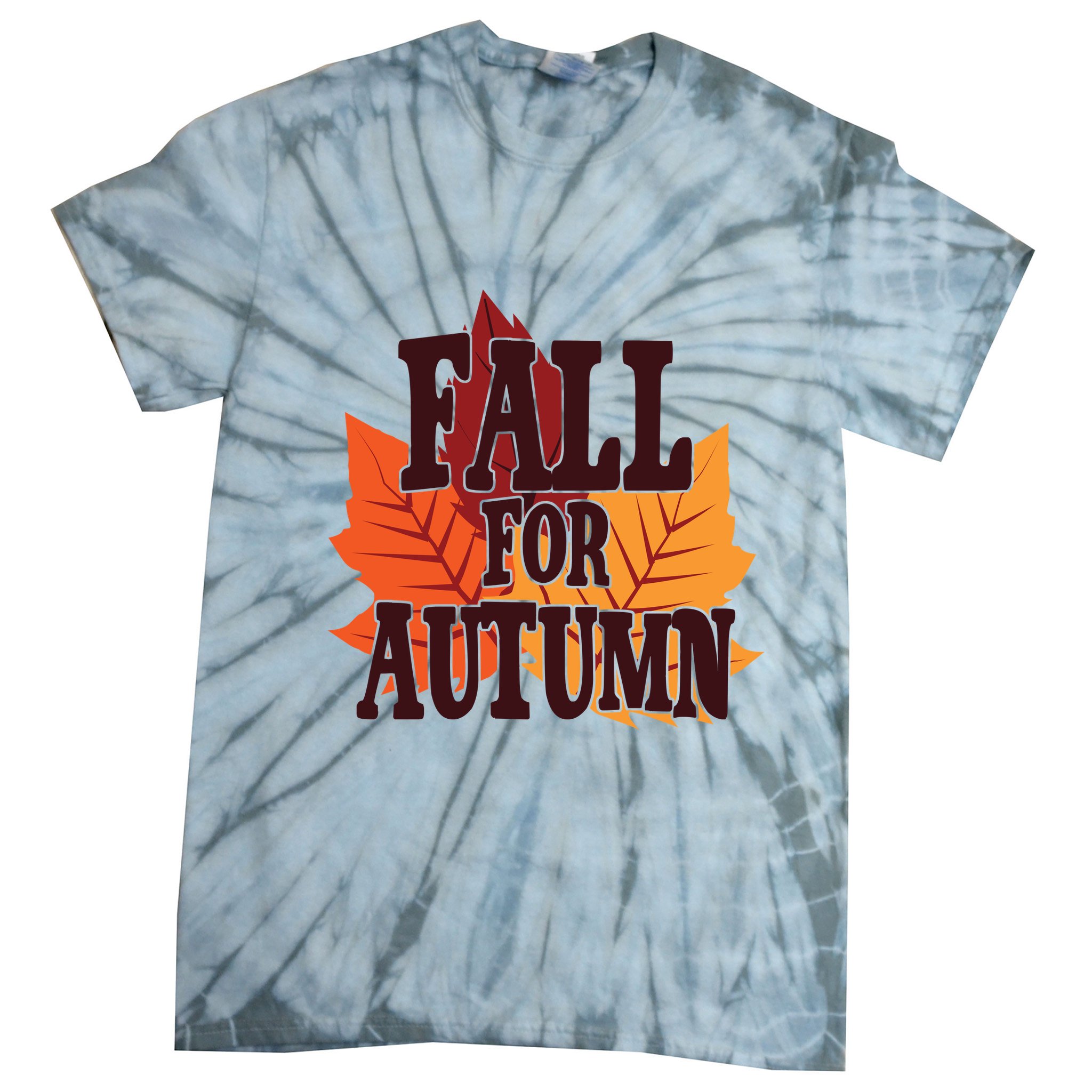 Fall For Autumn Nature Leaves Tie-Dye T-Shirt