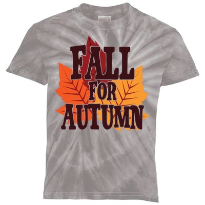 Fall For Autumn Nature Leaves Kids Tie-Dye T-Shirt