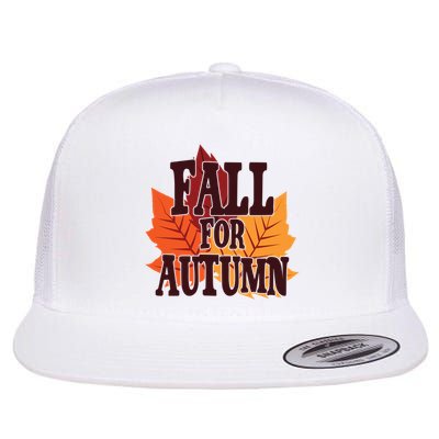 Fall For Autumn Nature Leaves Flatbill Hat