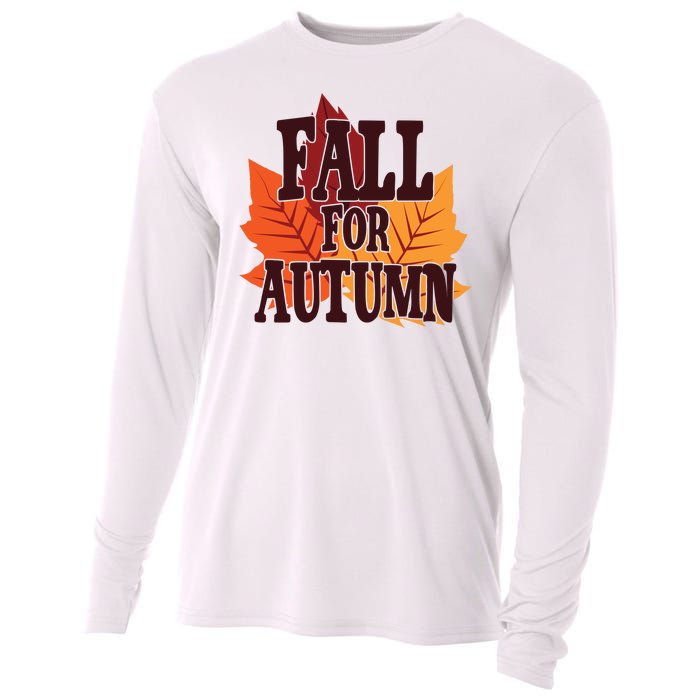 Fall For Autumn Nature Leaves Cooling Performance Long Sleeve Crew