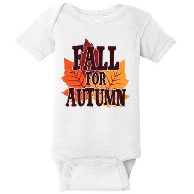 Fall For Autumn Nature Leaves Baby Bodysuit