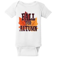 Fall For Autumn Nature Leaves Baby Bodysuit