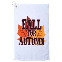 Fall For Autumn Nature Leaves Golf Towel