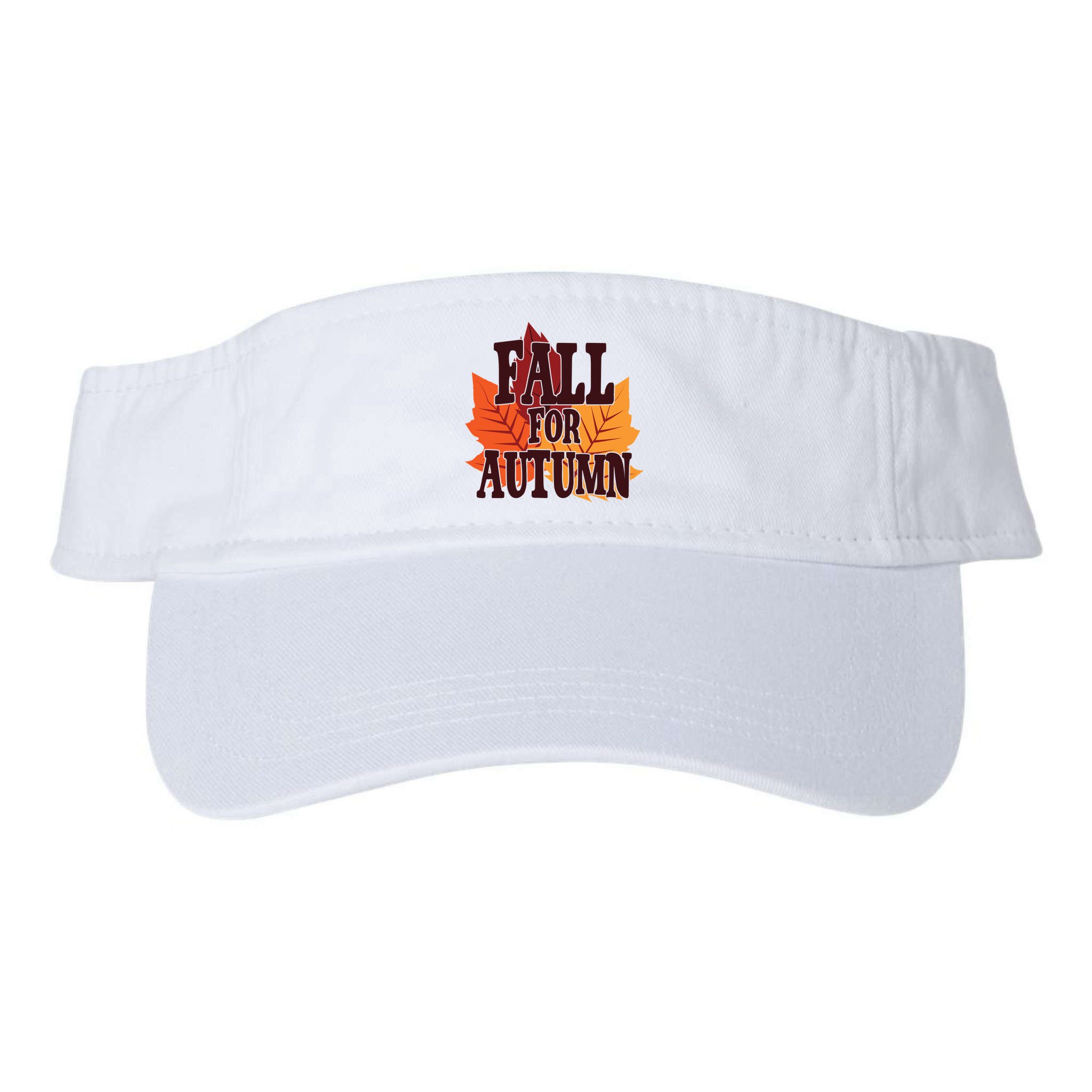 Fall For Autumn Nature Leaves Visor