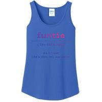 Funtie Fun Auntie Cool Aunt Funny Gift Best Auntie Funny Gift Ladies Essential Tank