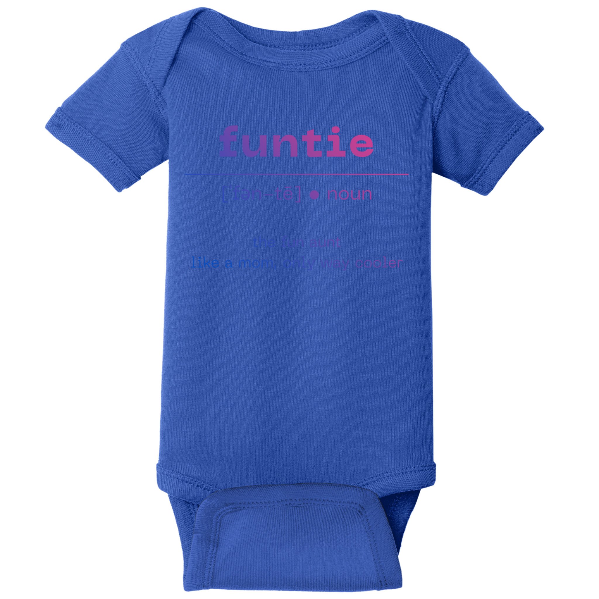 Funtie Fun Auntie Cool Aunt Funny Gift Best Auntie Funny Gift Baby Bodysuit
