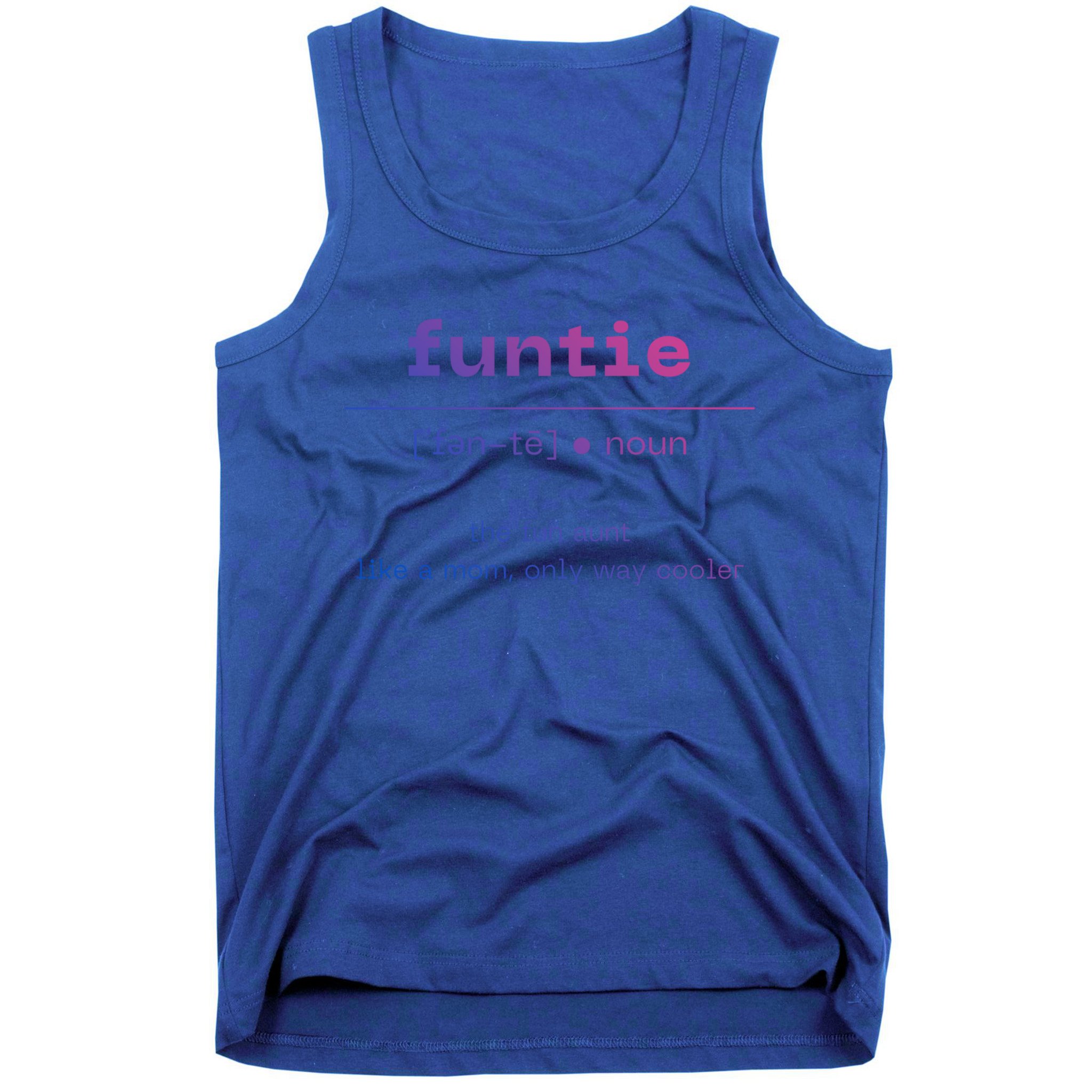 Funtie Fun Auntie Cool Aunt Funny Gift Best Auntie Funny Gift Tank Top