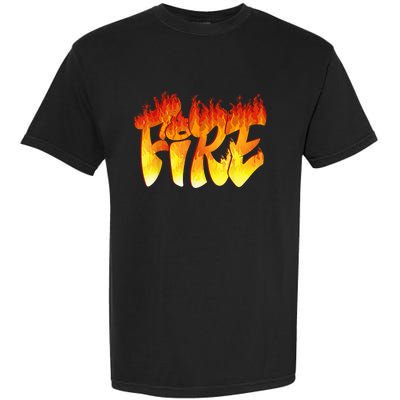 Funny Fire and Ice Costume Halloween Family Matching Wo Garment-Dyed Heavyweight T-Shirt