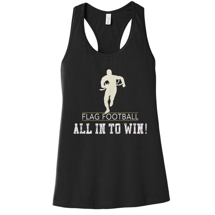 Flag Football Adults Women's Racerback Tank