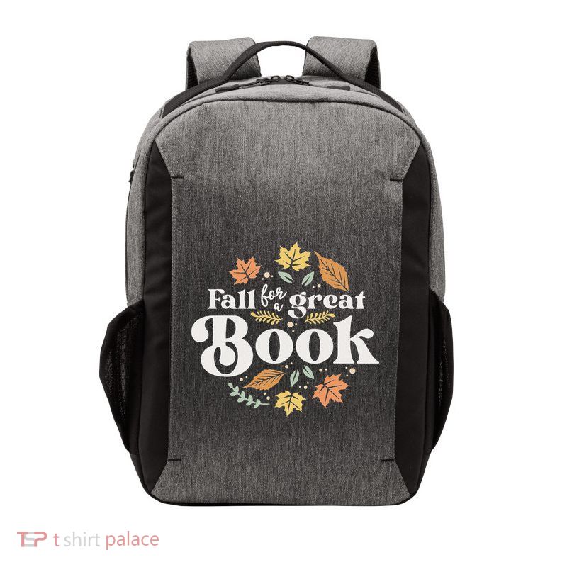 Fall For A Great Book Reading Librarian Autumn Teacher Vector Backpack