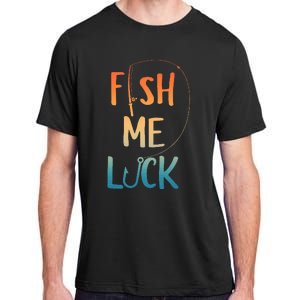 Funny Fishing Art For Fisherman Boat Fly Fish Adult ChromaSoft Performance T-Shirt