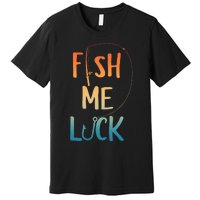 Funny Fishing Art For Fisherman Boat Fly Fish Premium T-Shirt