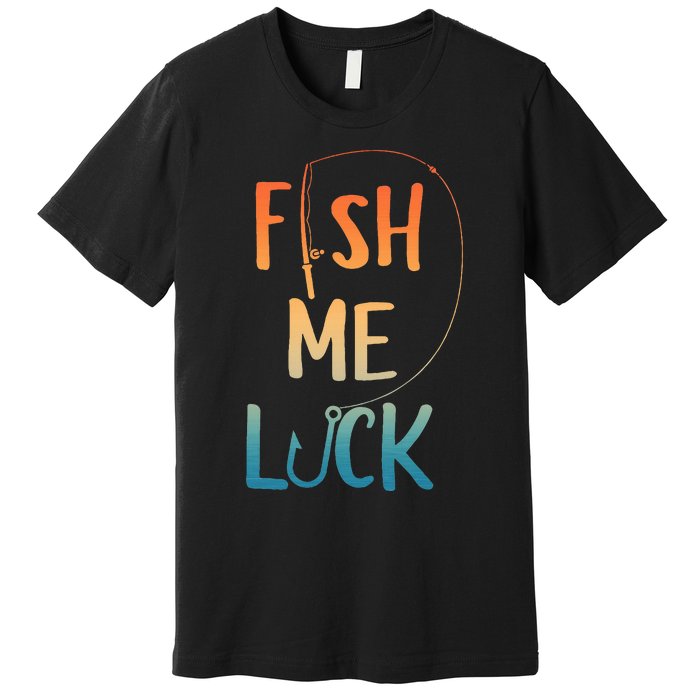 Funny Fishing Art For Fisherman Boat Fly Fish Premium T-Shirt