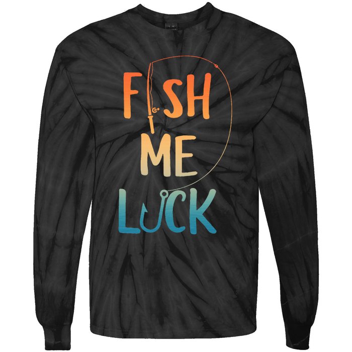 Funny Fishing Art For Fisherman Boat Fly Fish Tie-Dye Long Sleeve Shirt