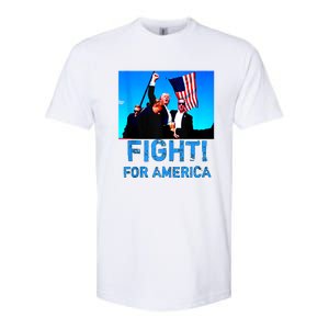 Fight For America Fight For Trump Gift Softstyle CVC T-Shirt