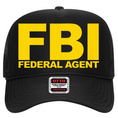 FBI Federal Agent High Crown Mesh Back Trucker Hat