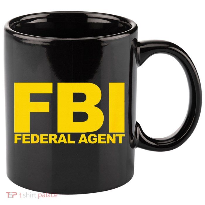 FBI Federal Agent 11oz C Handle Ceramic Mug