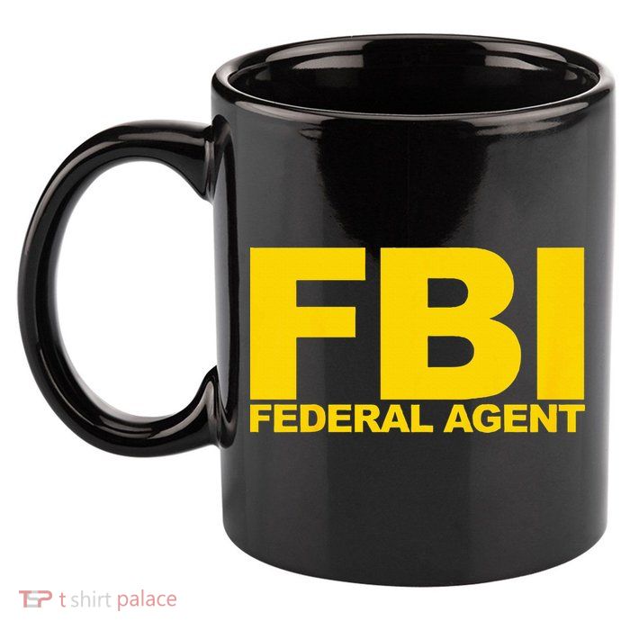 FBI Federal Agent 11oz C Handle Ceramic Mug