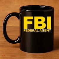 FBI Federal Agent 11oz C Handle Ceramic Mug
