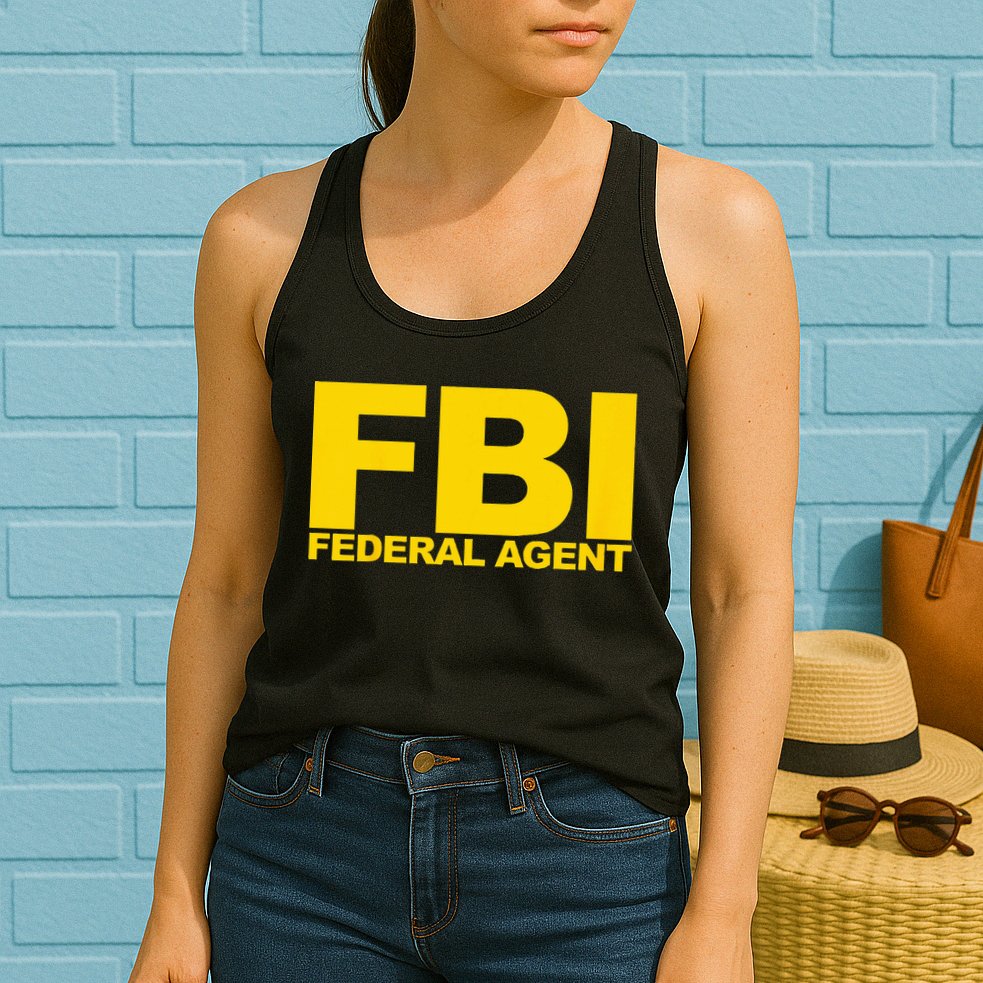 FBI Federal Agent Womens Tank Top