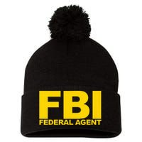 FBI Federal Agent Pom Pom 12in Knit Beanie