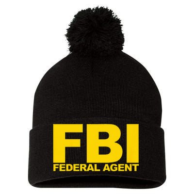 FBI Federal Agent Pom Pom 12in Knit Beanie