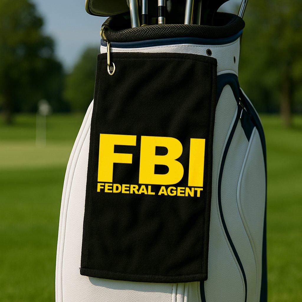 FBI Federal Agent Golf Towel