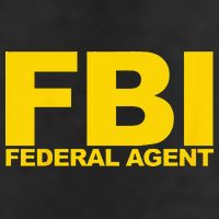 FBI Federal Agent Golf Towel