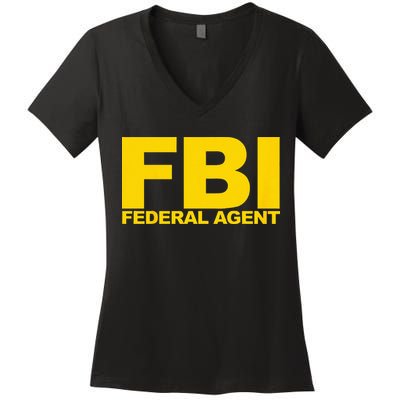 FBI Federal Agent Women's V-Neck T-Shirt