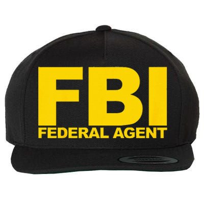 FBI Federal Agent Wool Snapback Cap