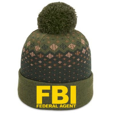 FBI Federal Agent The Baniff Cuffed Pom Beanie