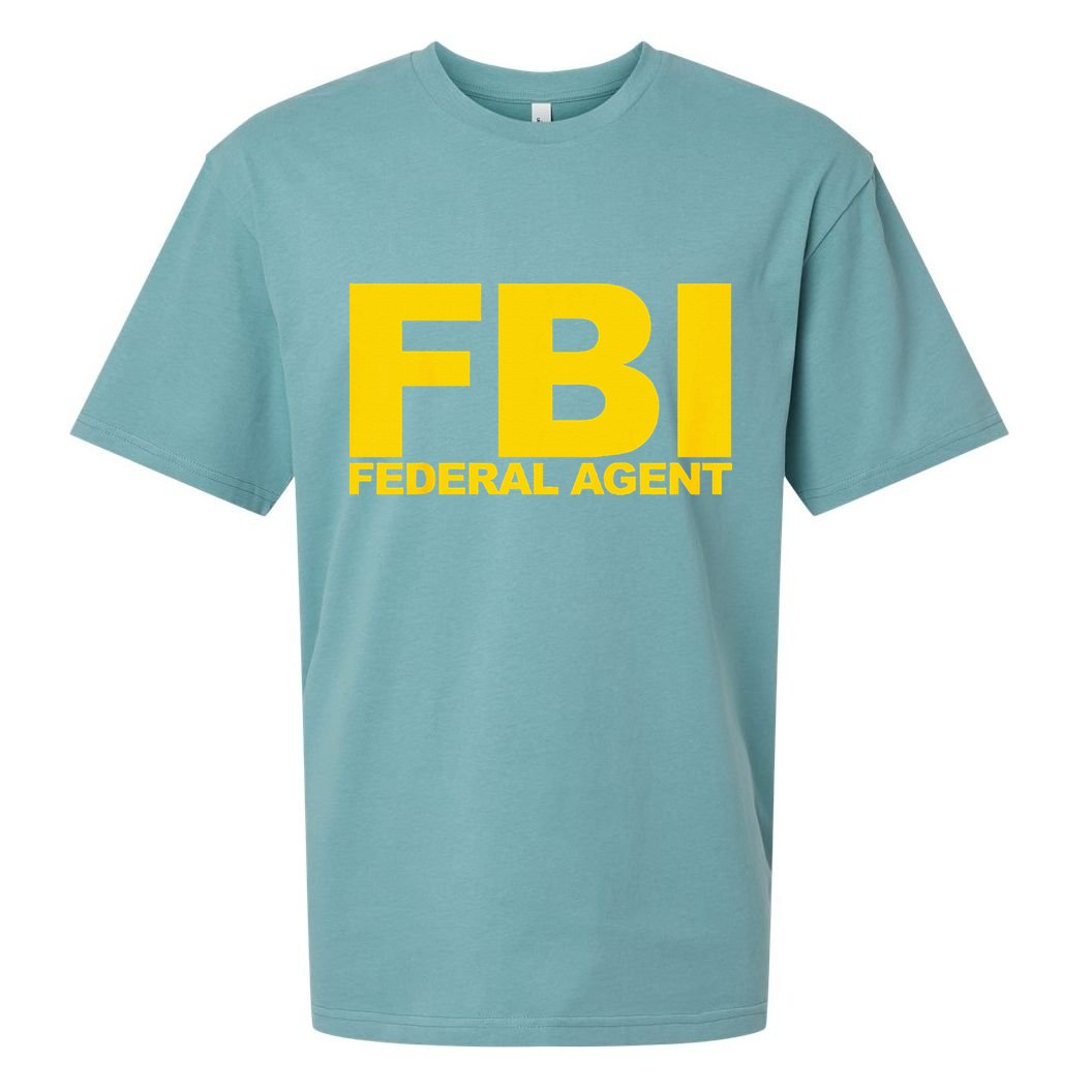 FBI Federal Agent Sueded Cloud Jersey T-Shirt