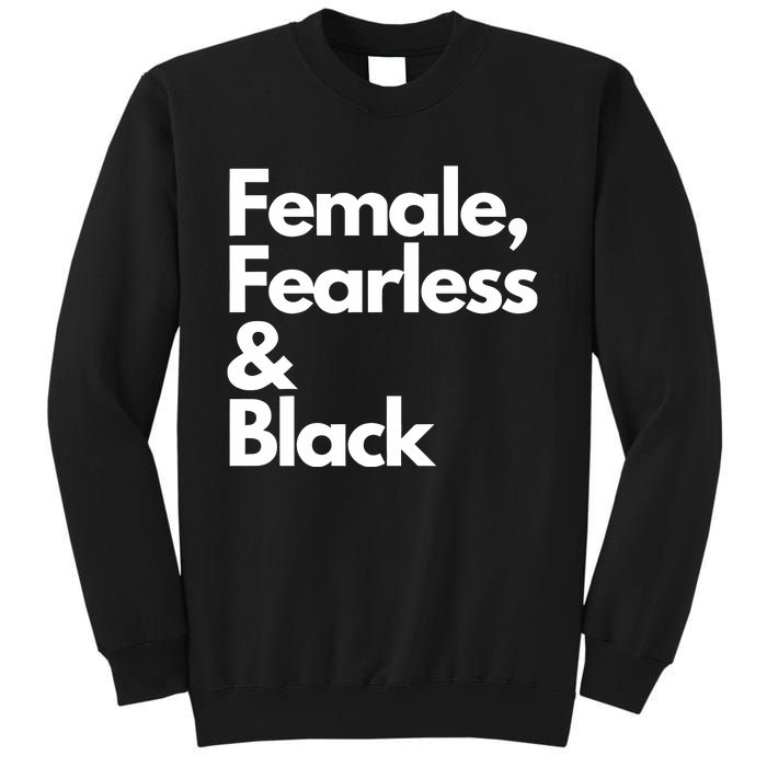 Female Fearless And Black Sweatshirt