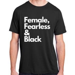 Female Fearless And Black Adult ChromaSoft Performance T-Shirt