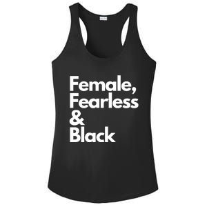 Female Fearless And Black Ladies PosiCharge Competitor Racerback Tank