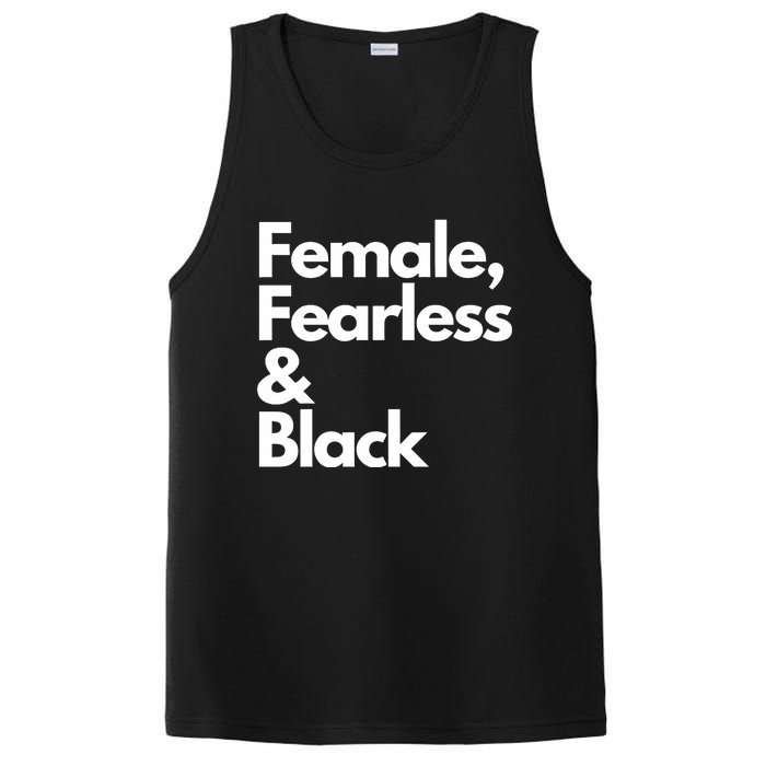 Female Fearless And Black PosiCharge Competitor Tank