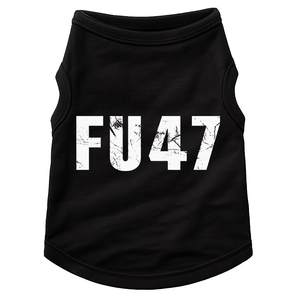 Funny Fu47 Anti Trump Patriotic Pro Harris Democrat 2024 Doggie Tank