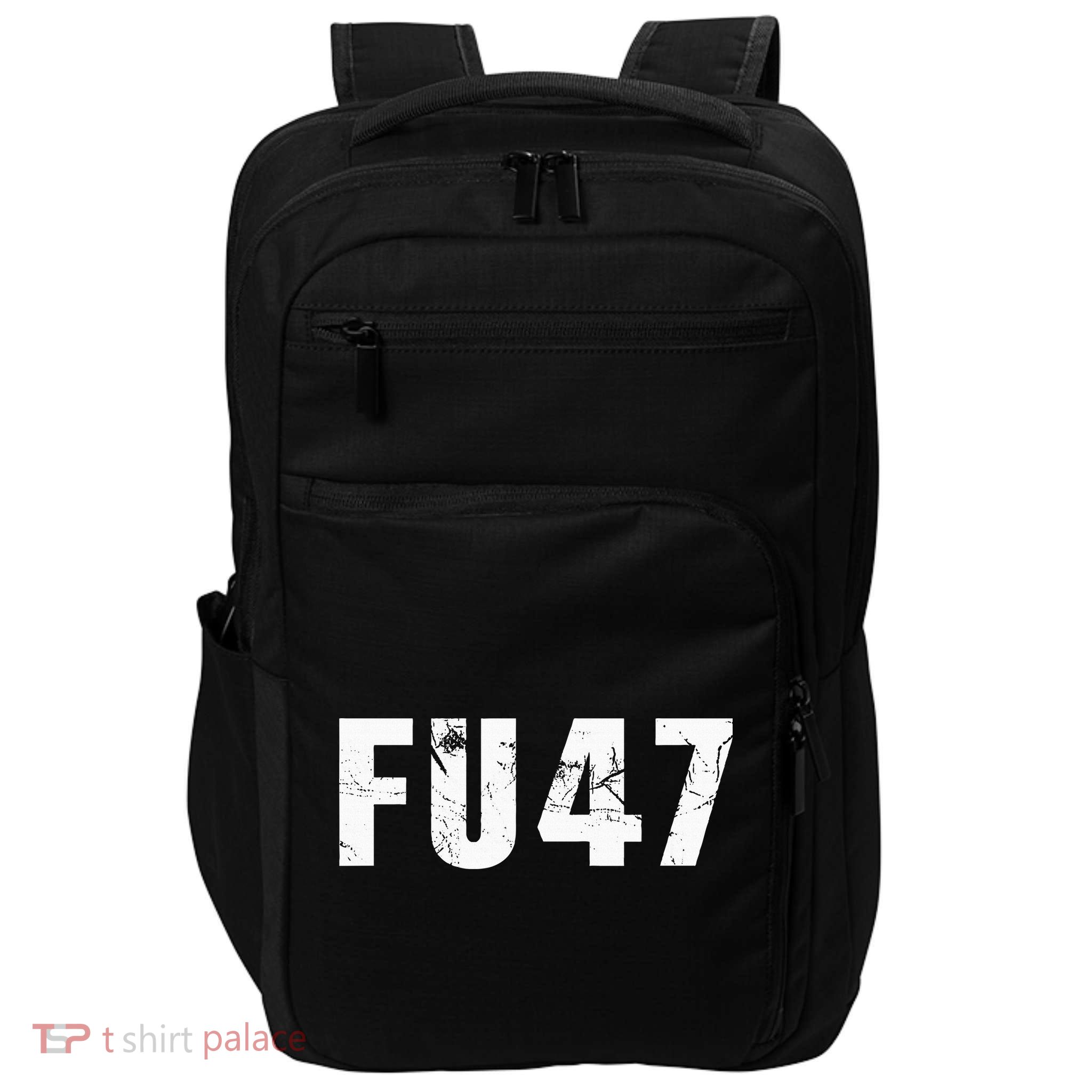 Funny Fu47 Anti Trump Patriotic Pro Harris Democrat 2024 Impact Tech Backpack