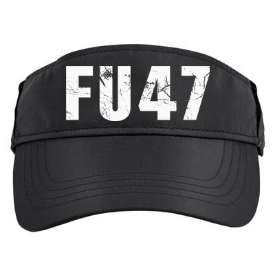 Funny Fu47 Anti Trump Patriotic Pro Harris Democrat 2024 Adult Drive Performance Visor