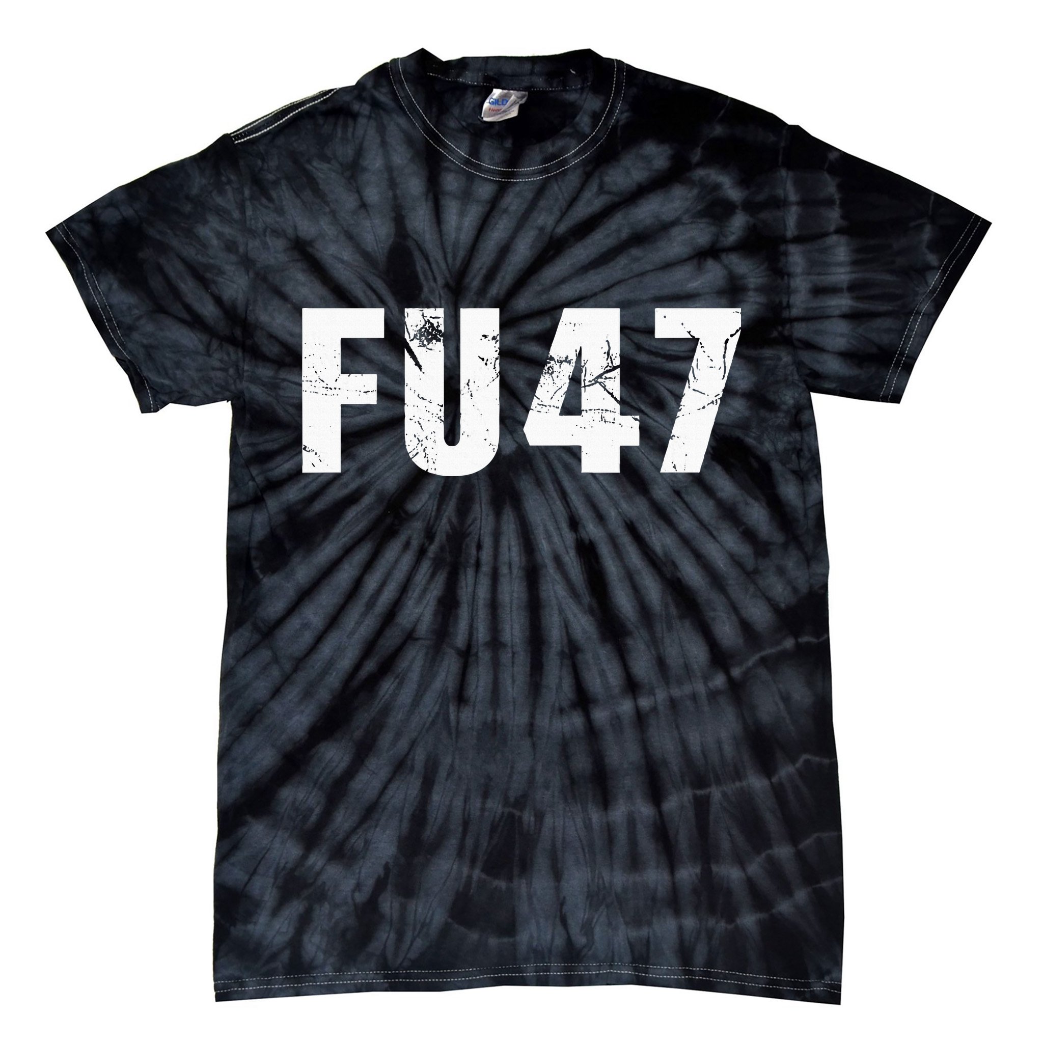 Funny Fu47 Anti Trump Patriotic Pro Harris Democrat 2024 Tie-Dye T-Shirt