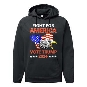 Fight For America Trump 2024 We The People Have Had Enough Performance Fleece Hoodie